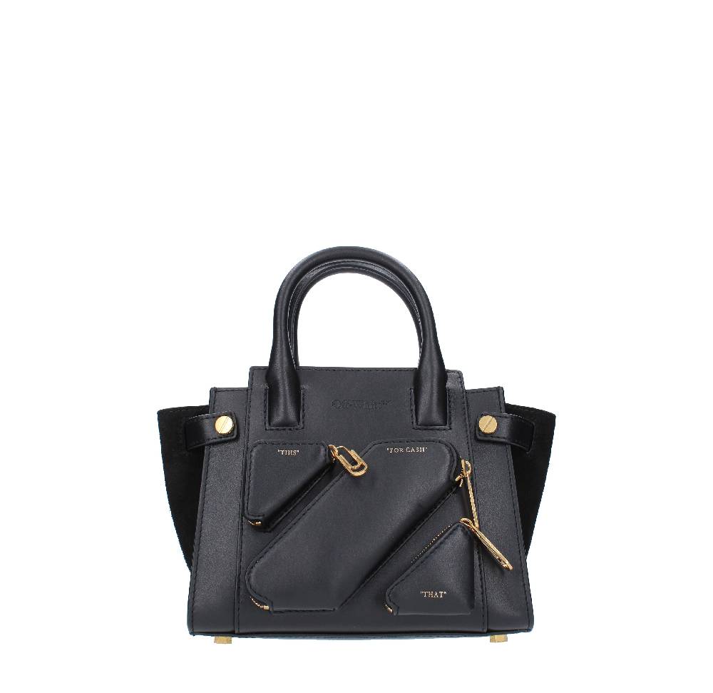 OFF-WHITE Borsa Tote City in pelle