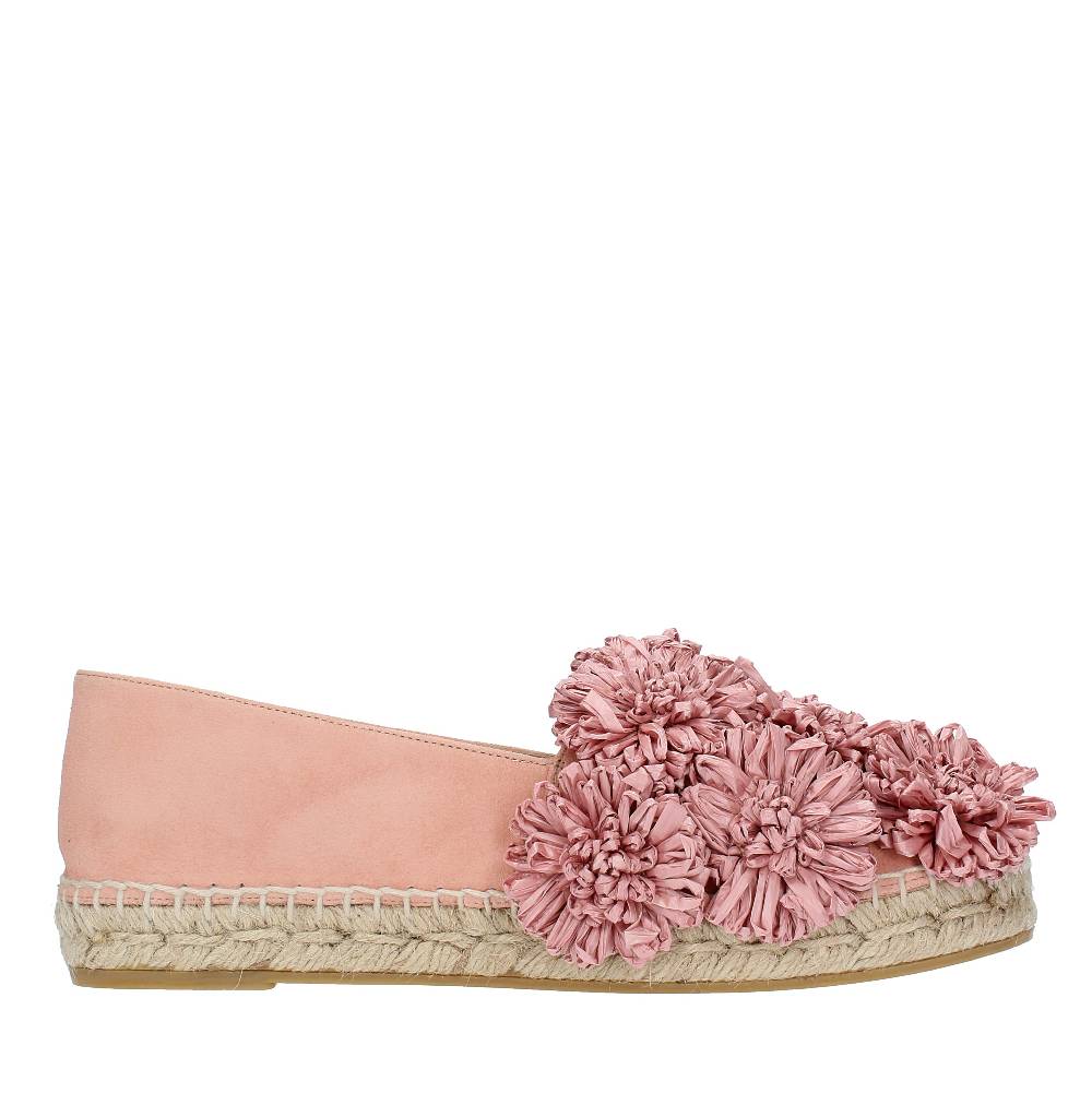 PALOMA BARCELO Espadrillas In Camoscio E Rafia