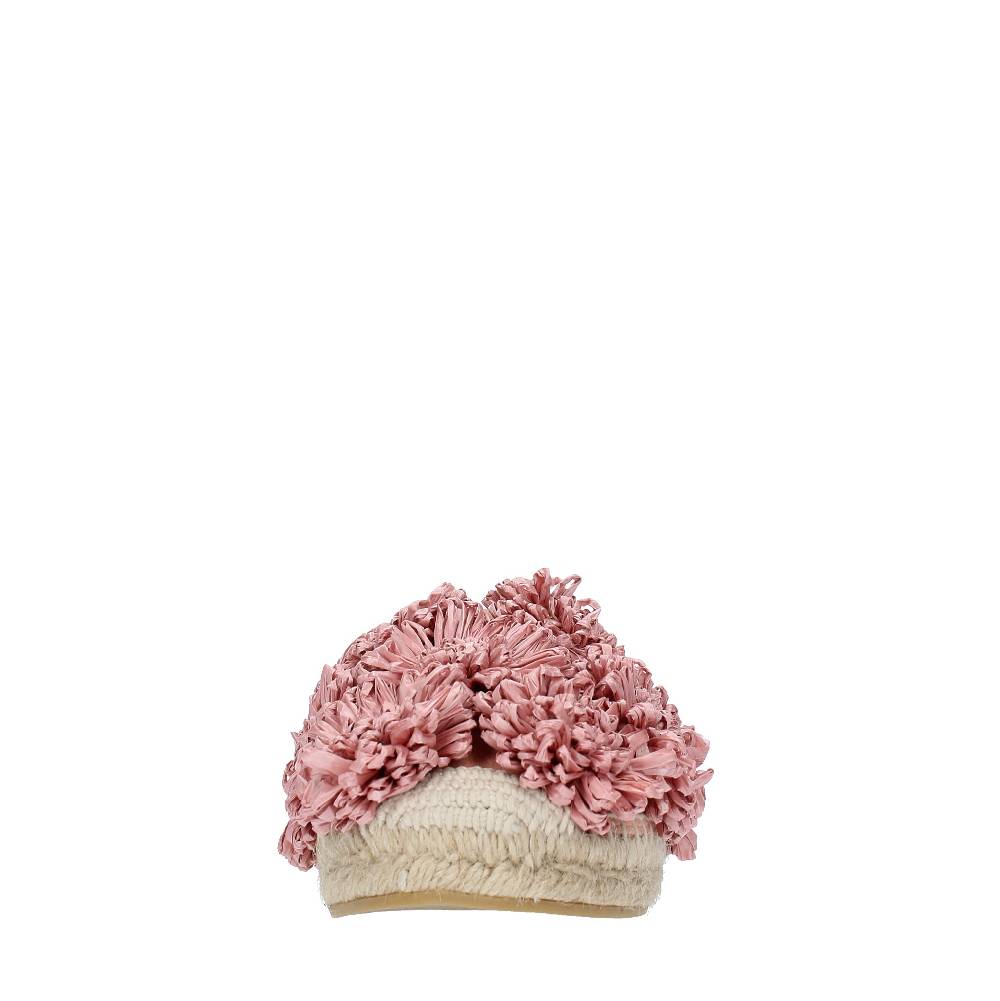 PALOMA BARCELO Espadrillas In Camoscio E Rafia