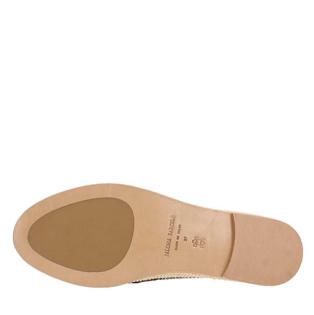 PALOMA BARCELO Mocassini Modello PAUL In Rafia