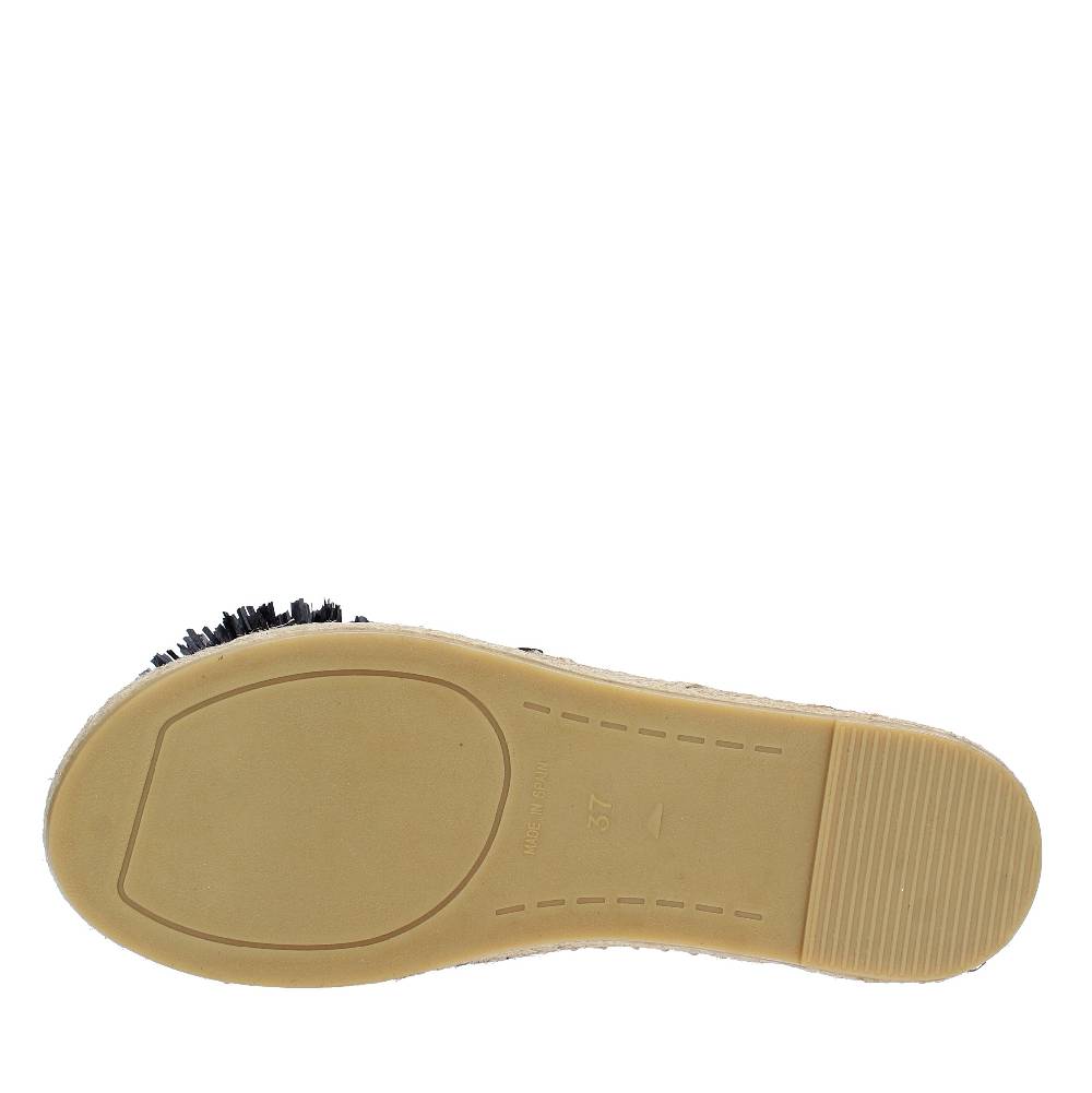 PALOMA BARCELO Mules Modello FUJI In Pelle E Rafia