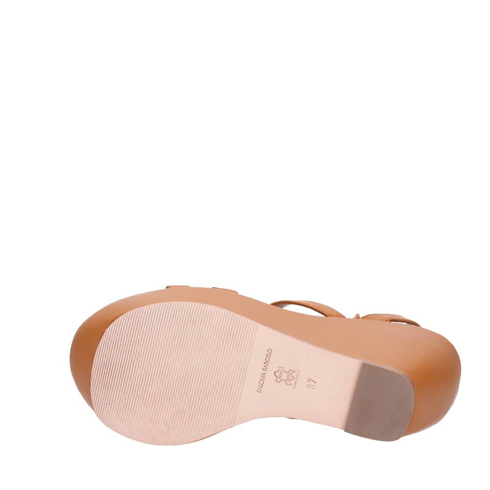 PALOMA BARCELO Sandali Zeppa In Pelle