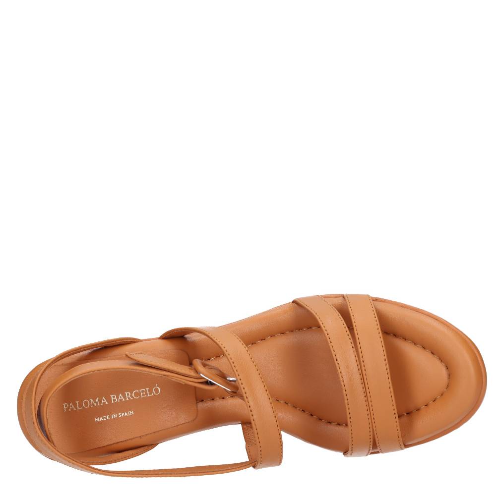 PALOMA BARCELO Sandali Zeppa In Pelle