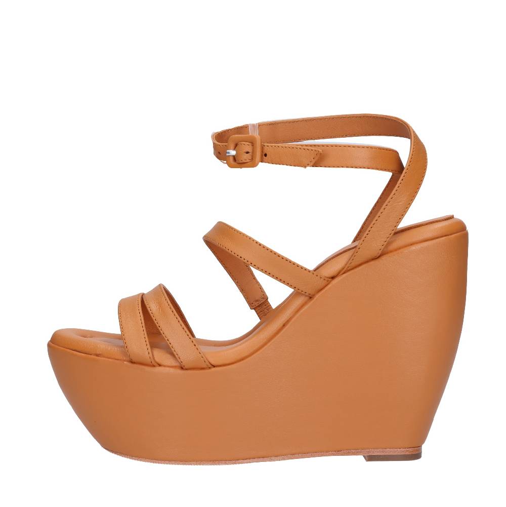 PALOMA BARCELO Sandali Zeppa in pelle