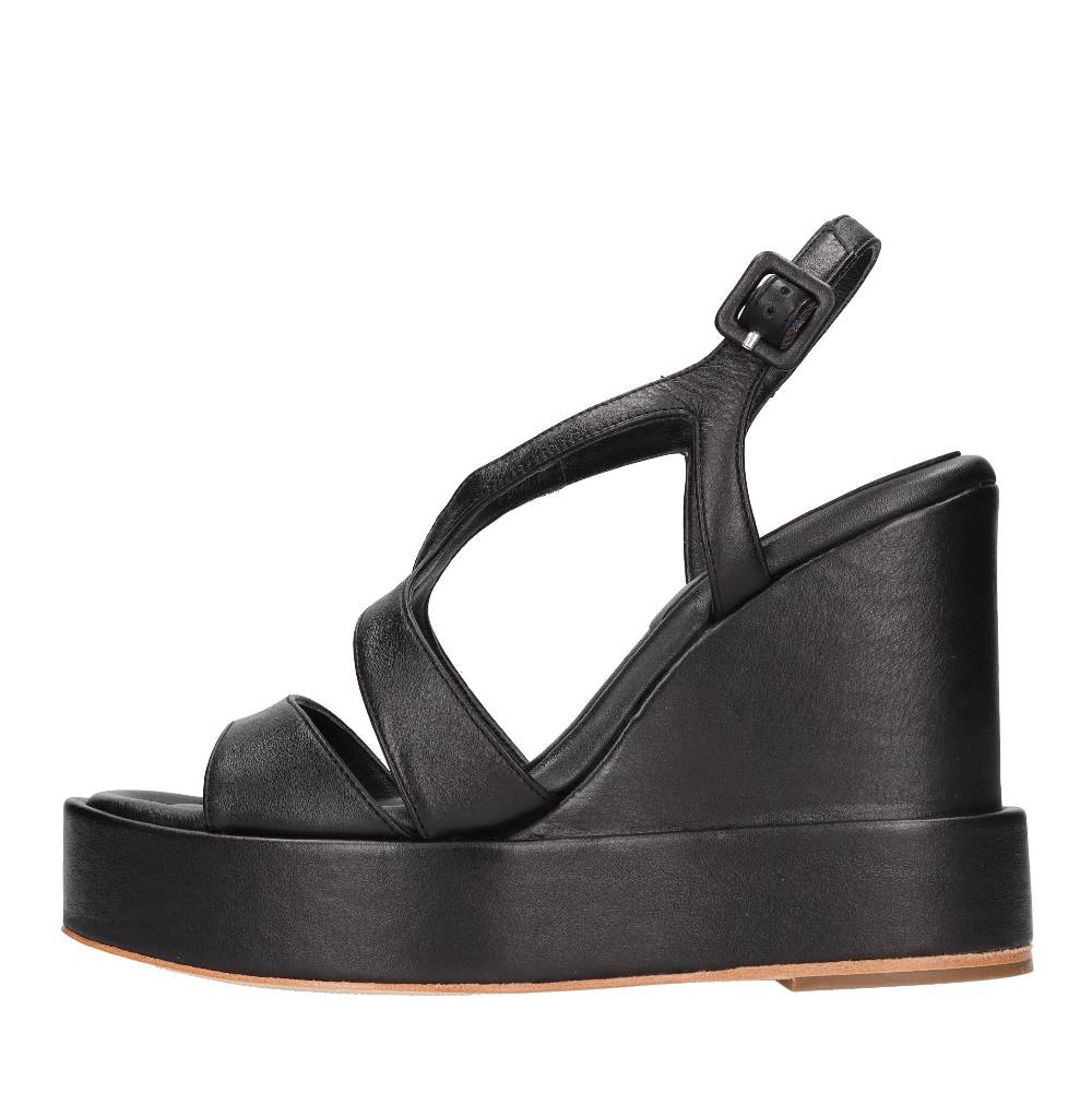 PALOMA BARCELO Zeppe in pelle