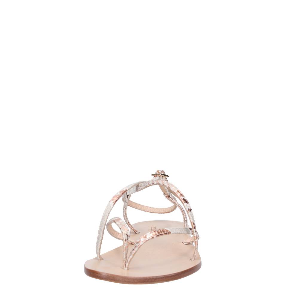 PAOLO FERRARA Sandali Infradito In Pelle