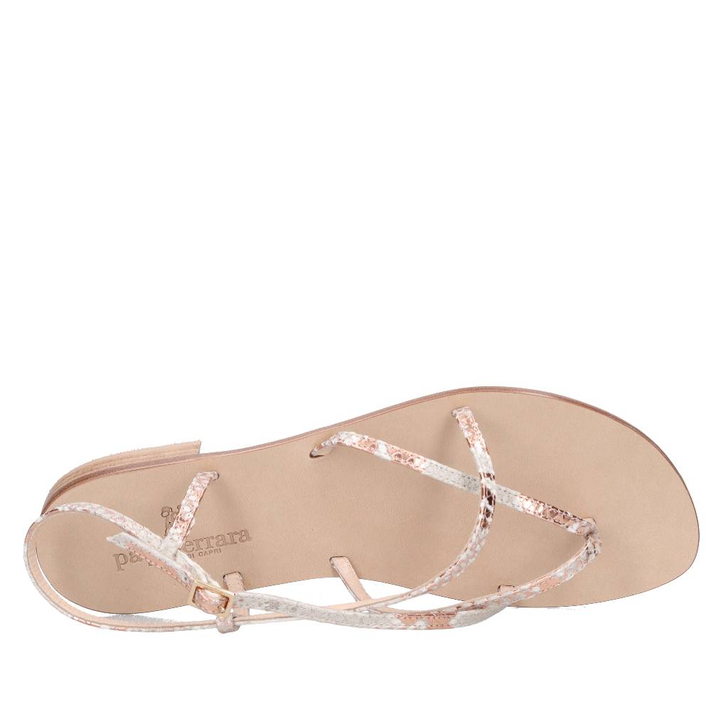 PAOLO FERRARA Sandali Infradito In Pelle