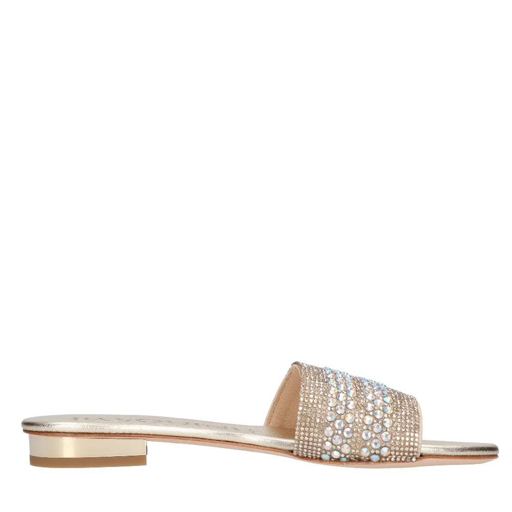 PASQUINI Mules In Pelle E Strass