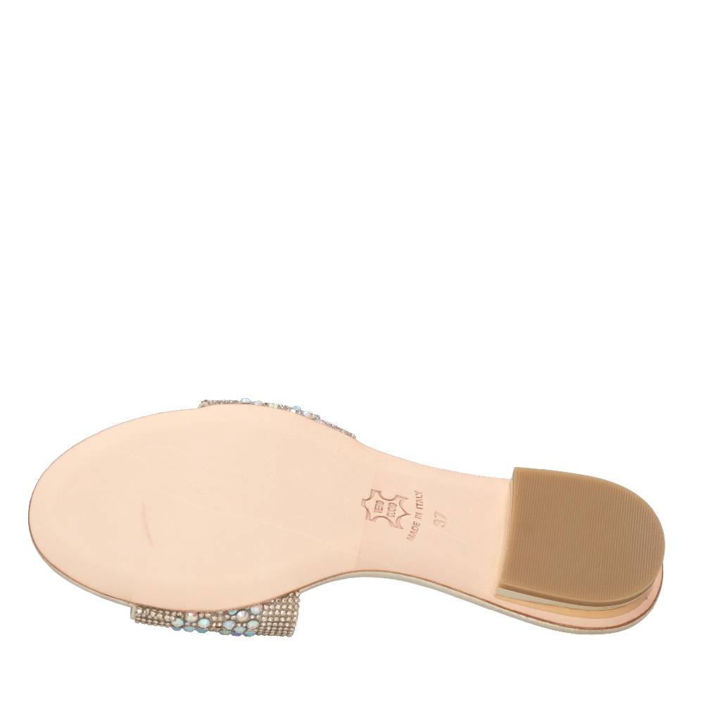 PASQUINI Mules In Pelle E Strass