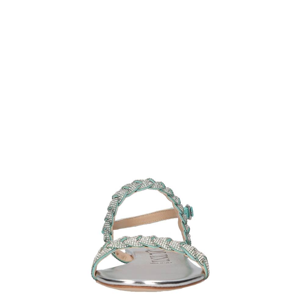 PASQUINI Sandali In Pelle E Strass