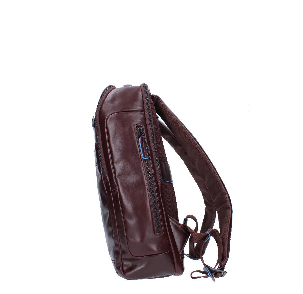 PIQUADRO Zaino In Pelle. 2 Comparti