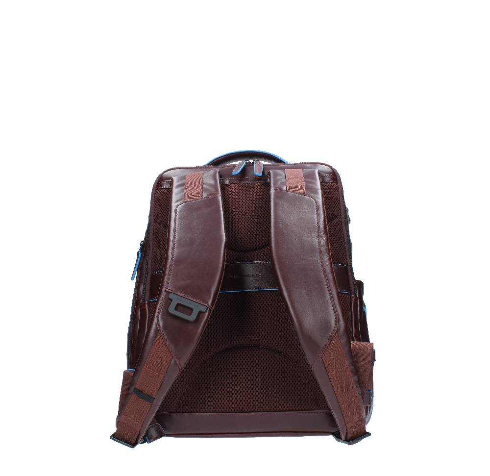 PIQUADRO Zaino In Pelle. 2 Comparti