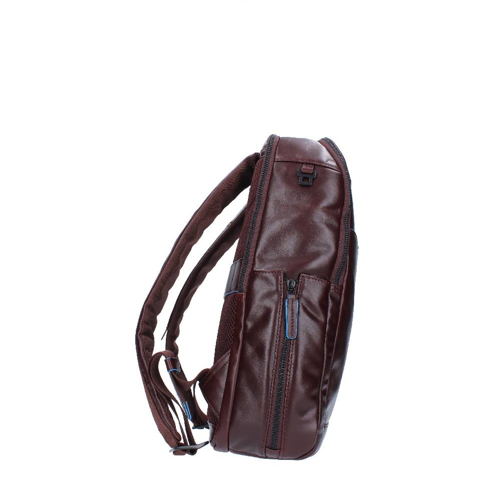 PIQUADRO Zaino In Pelle. 2 Comparti