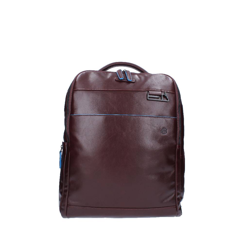 PIQUADRO Zaino in pelle. 2 Comparti