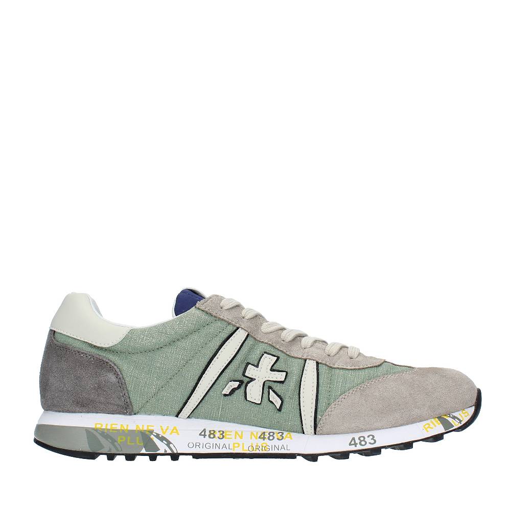 PREMIATA Sneakers In Camoscio E Tessuto