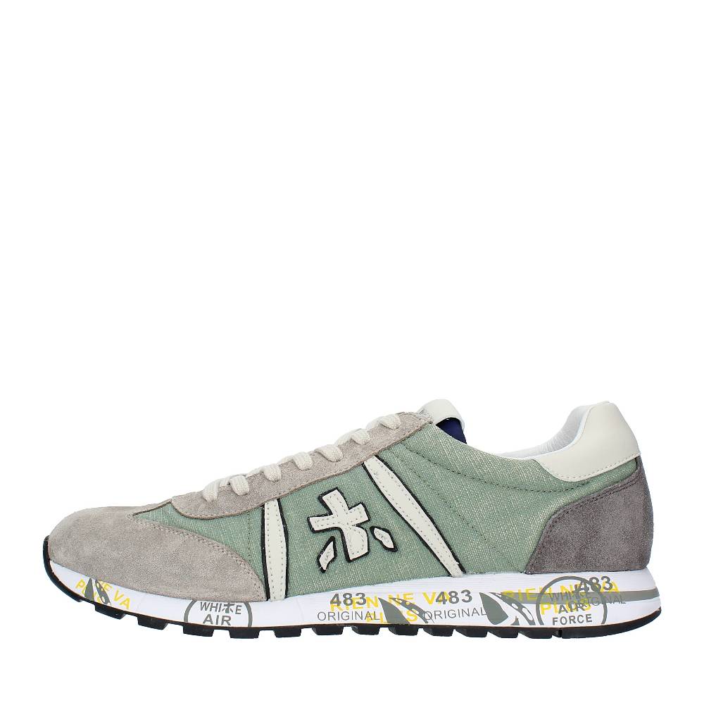 PREMIATA Sneakers in camoscio e tessuto