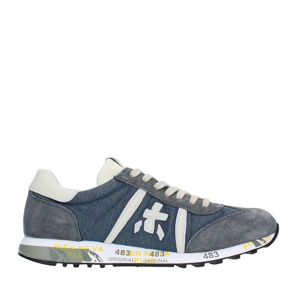 PREMIATA Sneakers In Camoscio E Tessuto