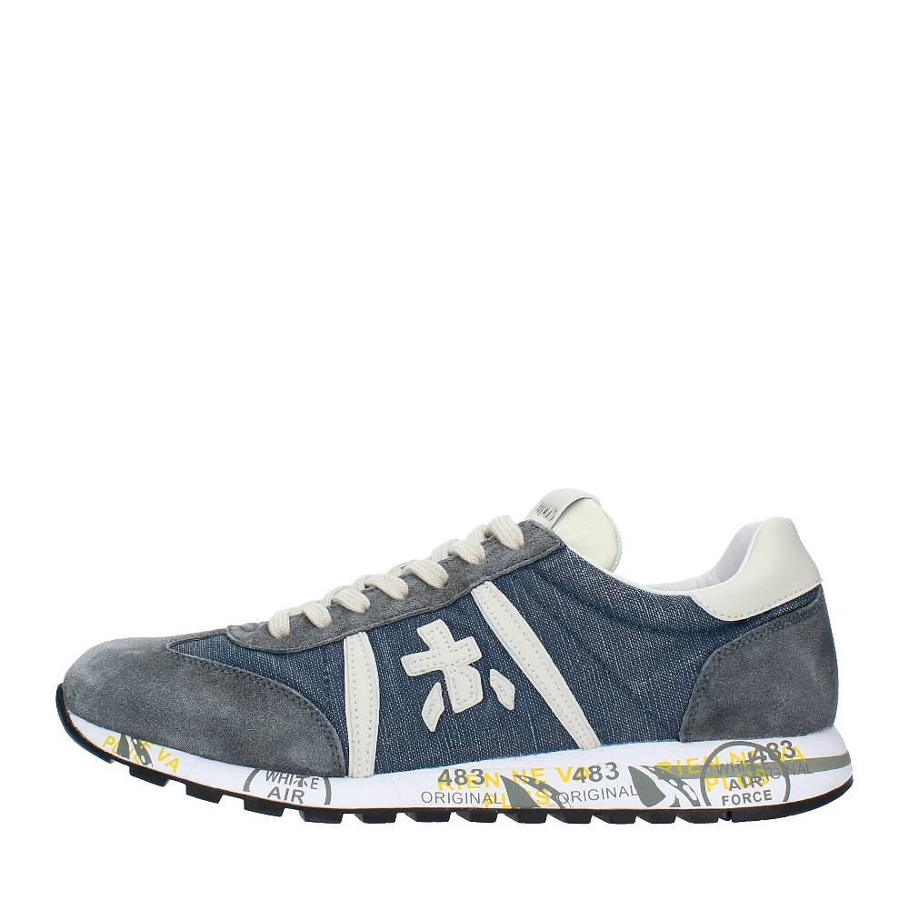 PREMIATA Sneakers in camoscio e tessuto