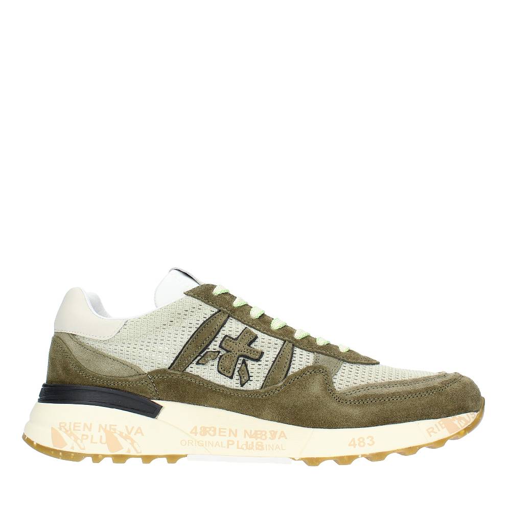 PREMIATA Sneakers In Camoscio E Tessuto