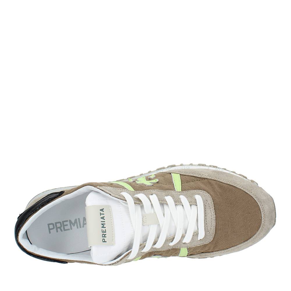 PREMIATA Sneakers In Camoscio E Tessuto
