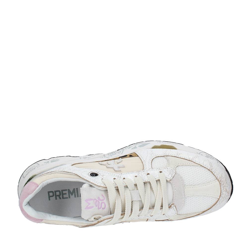 PREMIATA Sneakers In Pelle, Camoscio E Tessuto