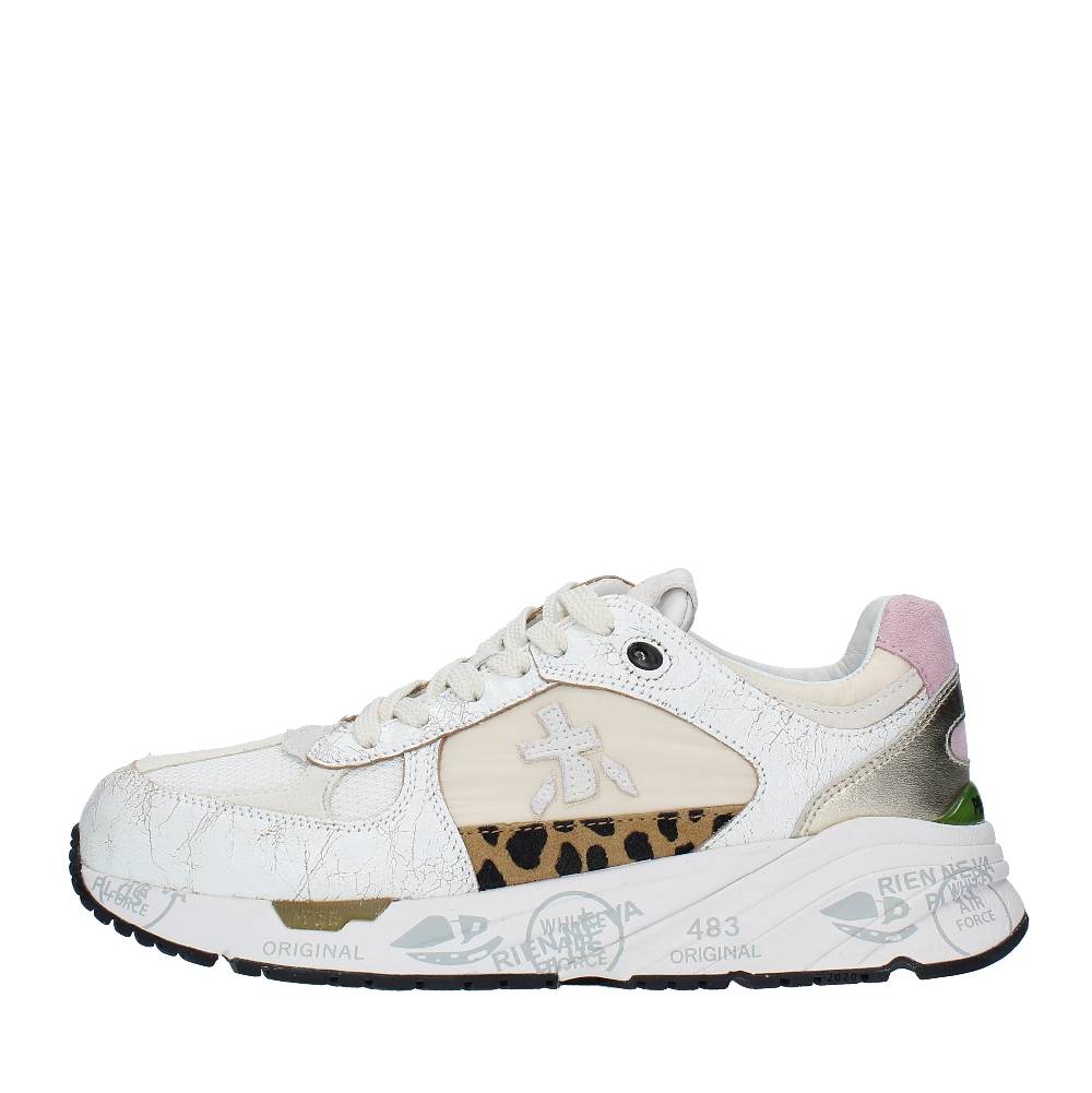 PREMIATA Sneakers in pelle, camoscio e tessuto