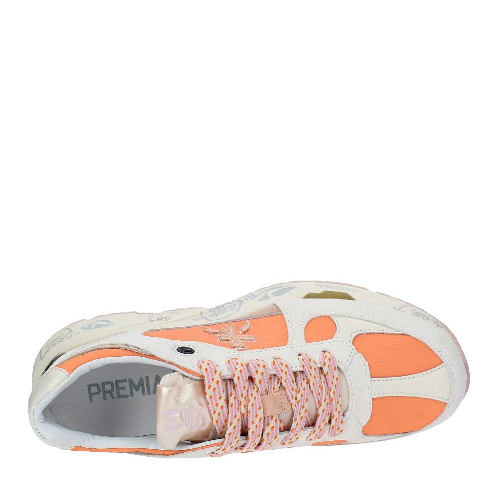PREMIATA Sneakers In Pelle, Camoscio E Tessuto