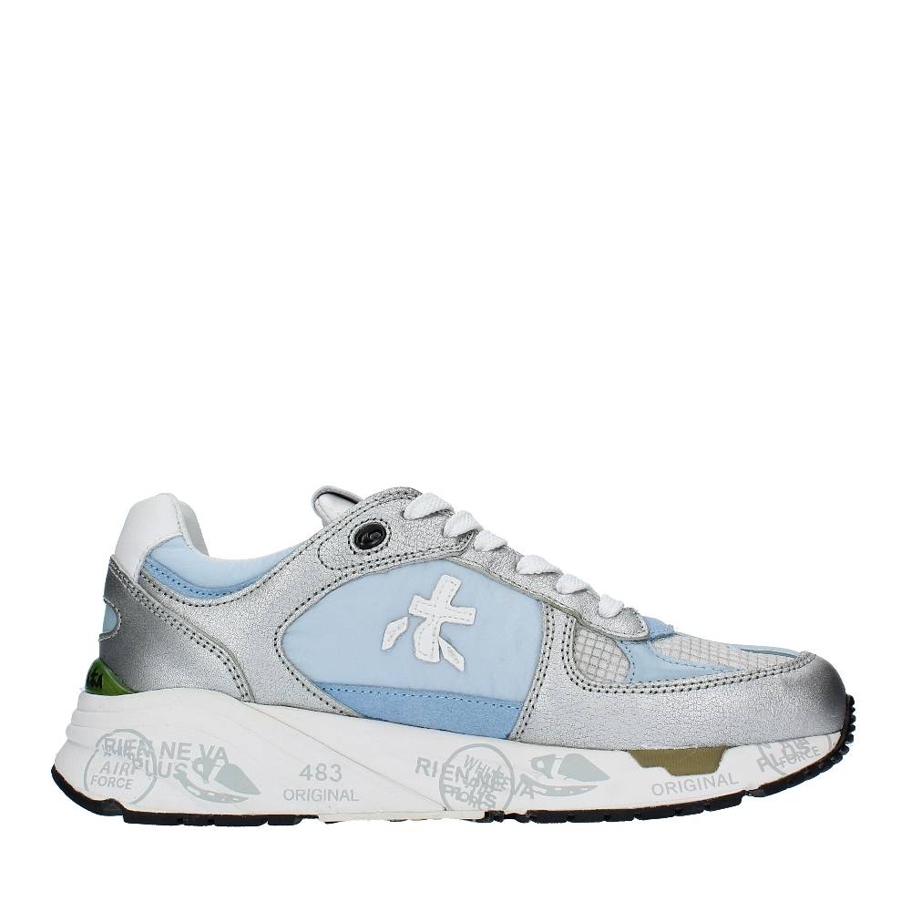 PREMIATA Sneakers In Pelle, Camoscio E Tessuto