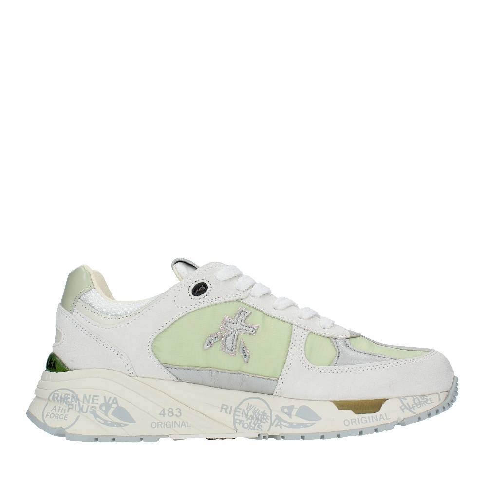 PREMIATA Sneakers In Pelle, Camoscio E Tessuto