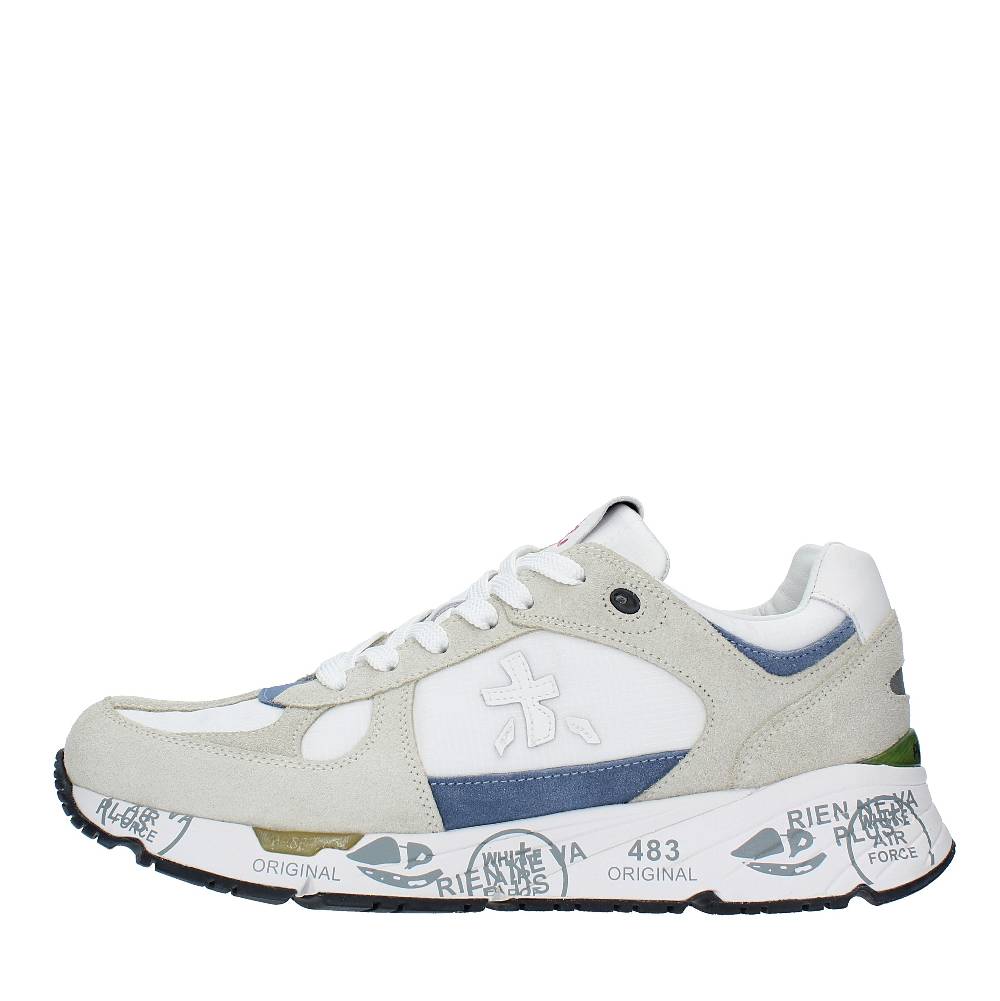 PREMIATA Sneakers in pelle, camoscio e tessuto