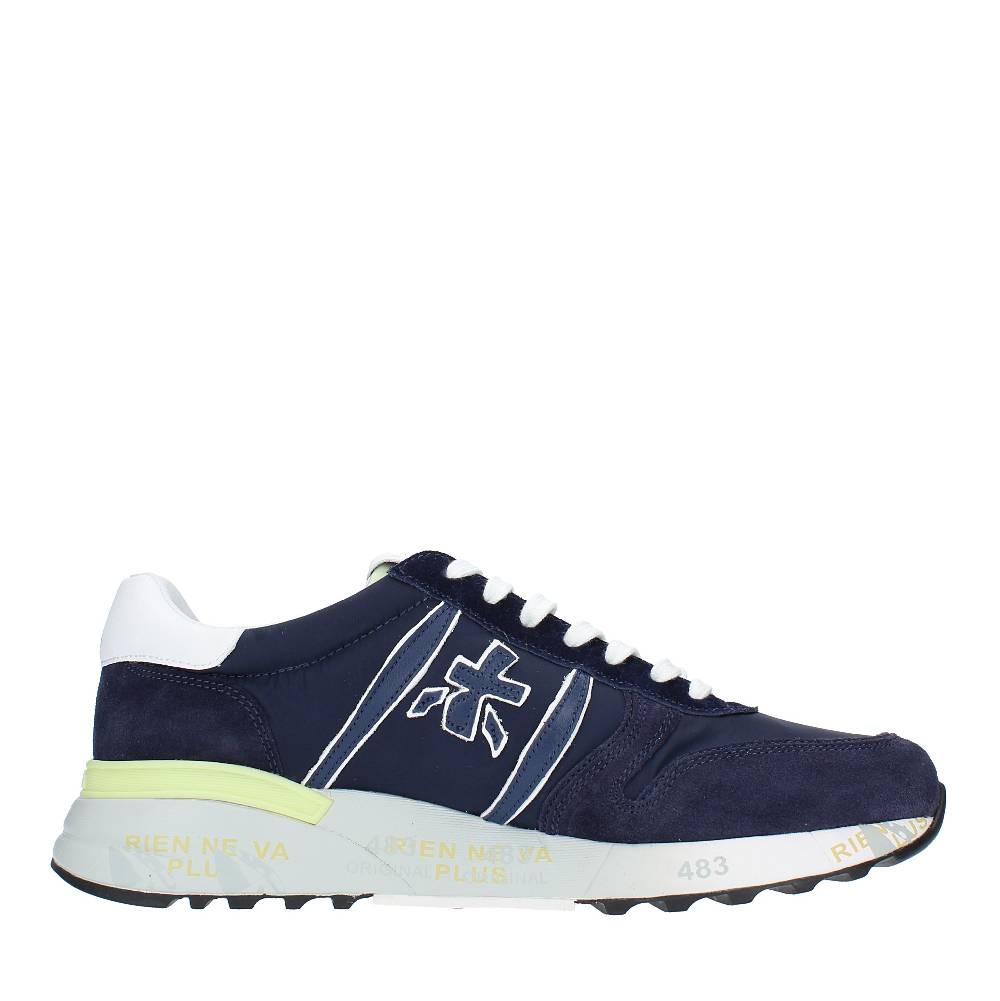 PREMIATA Sneakers In Pelle, Camoscio E Tessuto