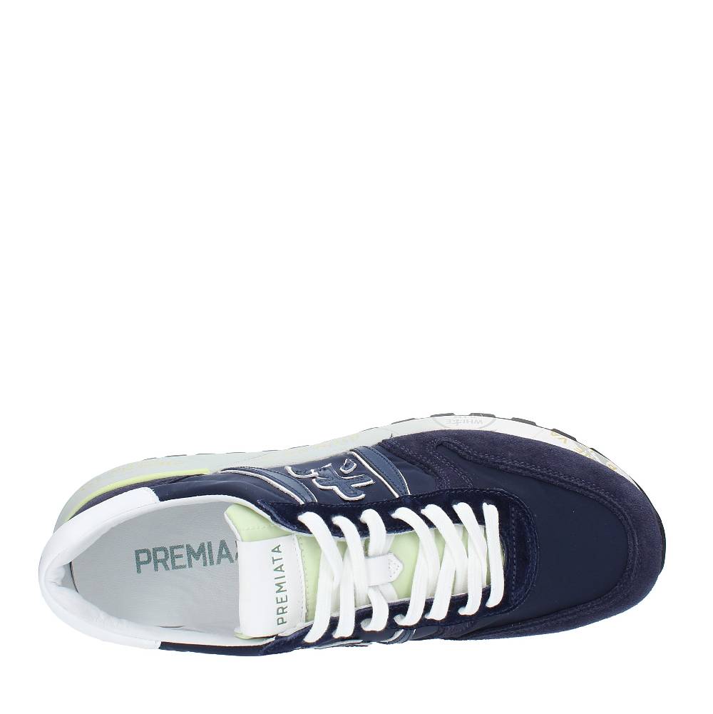 PREMIATA Sneakers In Pelle, Camoscio E Tessuto