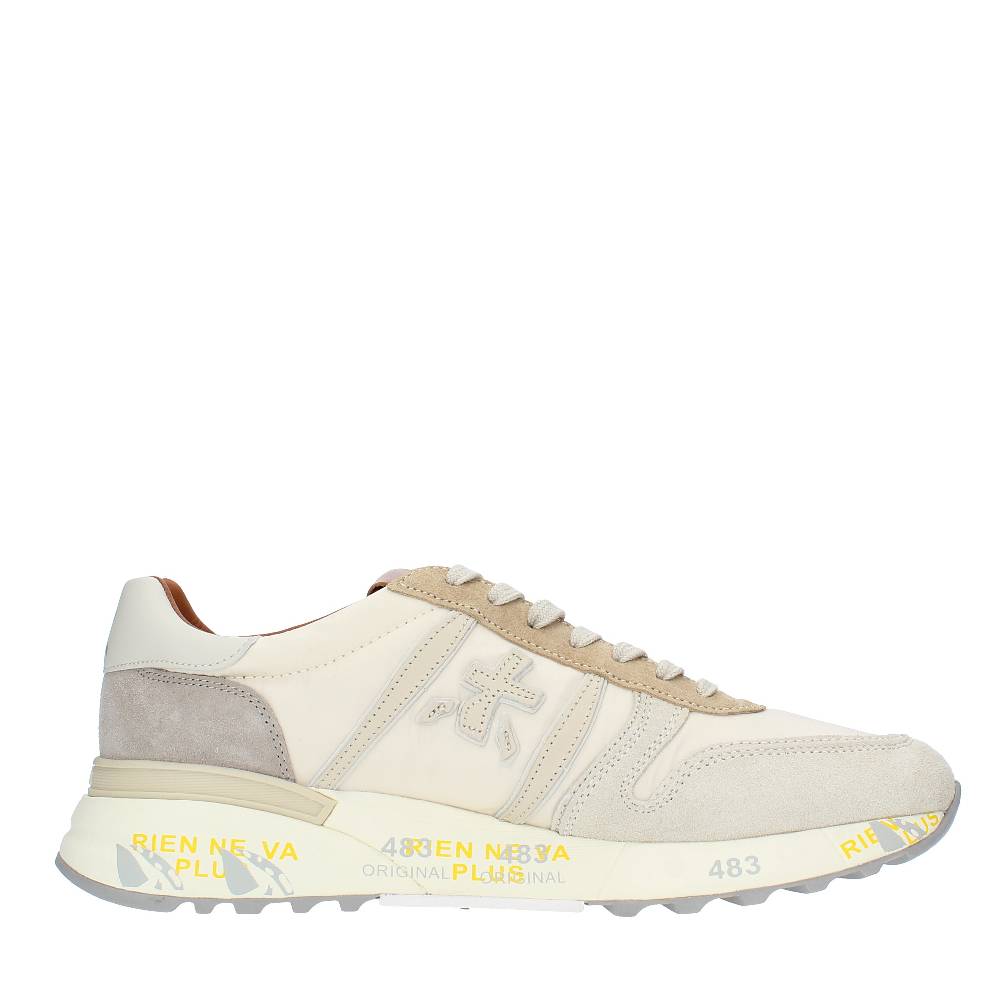 PREMIATA Sneakers In Pelle, Camoscio E Tessuto