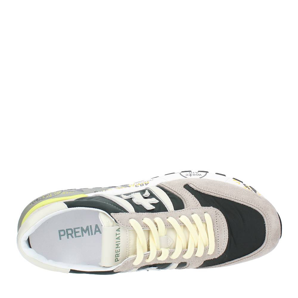 PREMIATA Sneakers In Pelle, Camoscio E Tessuto