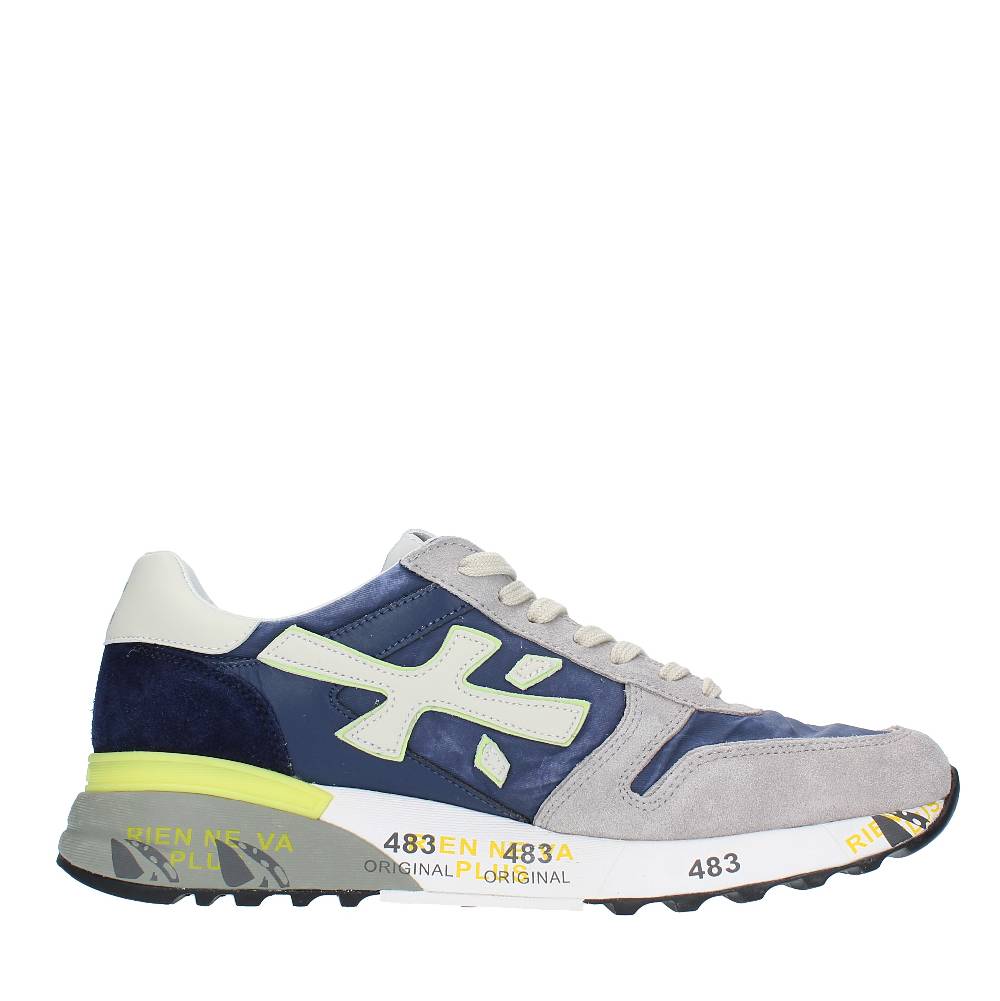 PREMIATA Sneakers In Pelle, Camoscio E Tessuto