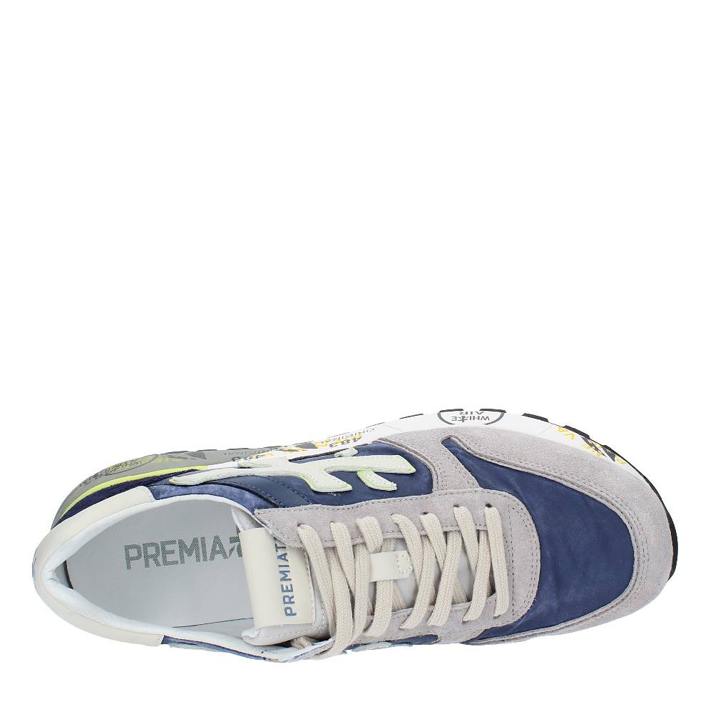 PREMIATA Sneakers In Pelle, Camoscio E Tessuto