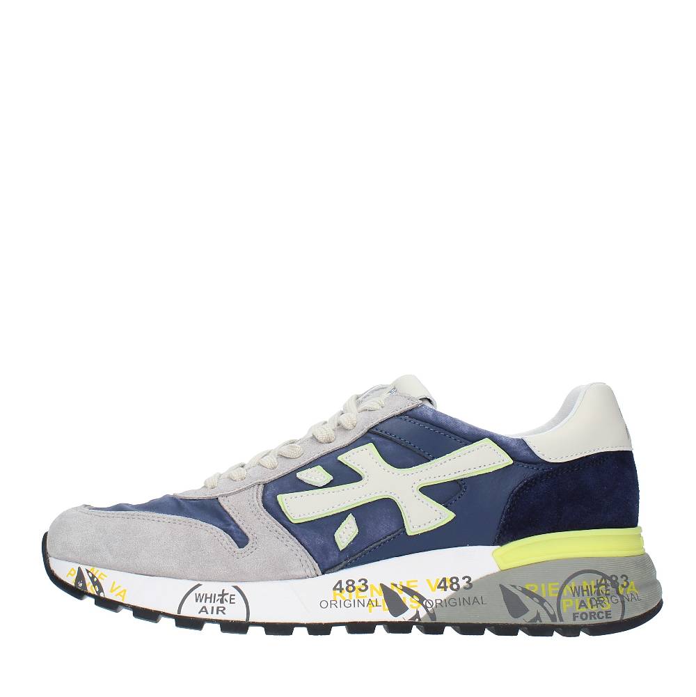 PREMIATA Sneakers in pelle, camoscio e tessuto