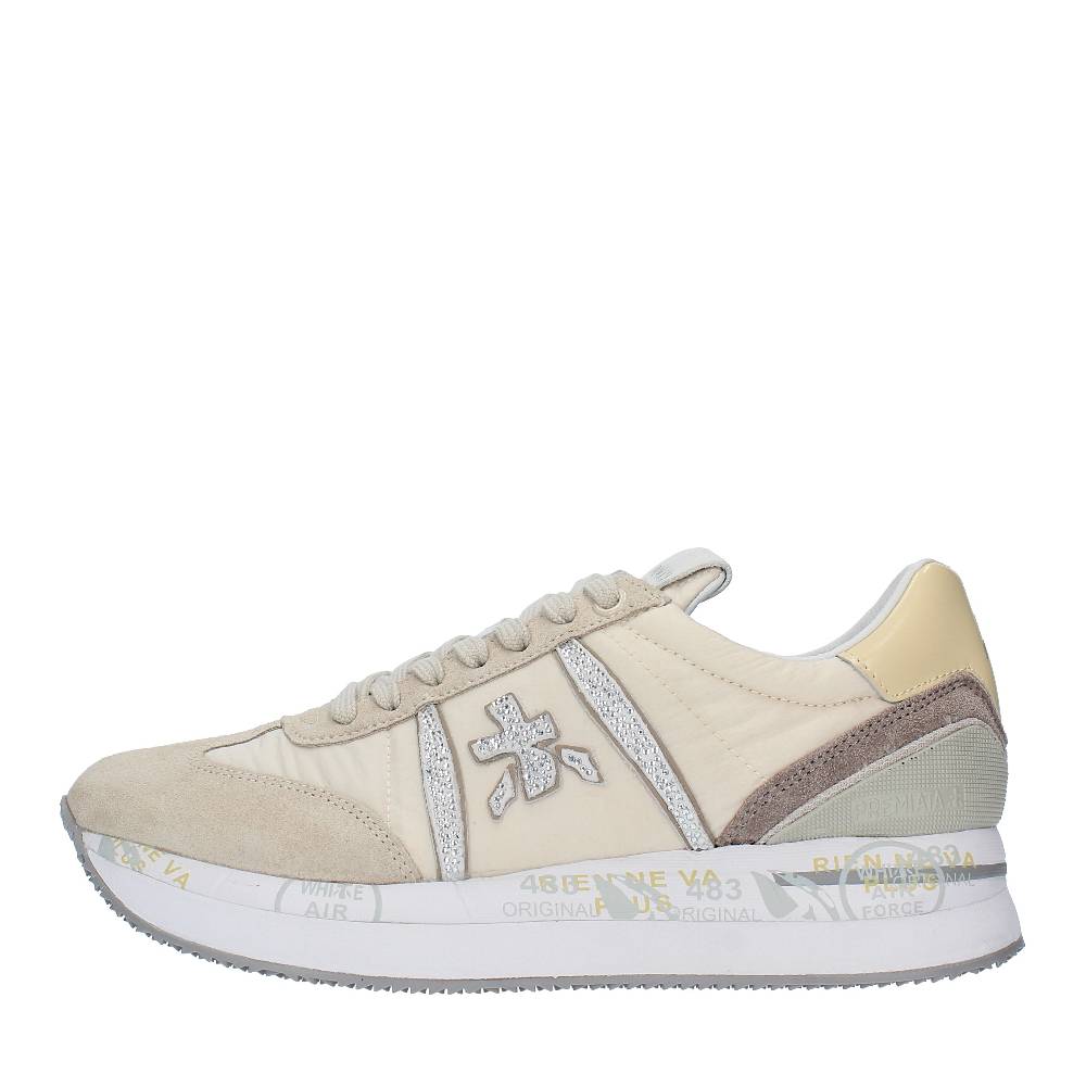 PREMIATA Sneakers in pelle, camoscio e tessuto