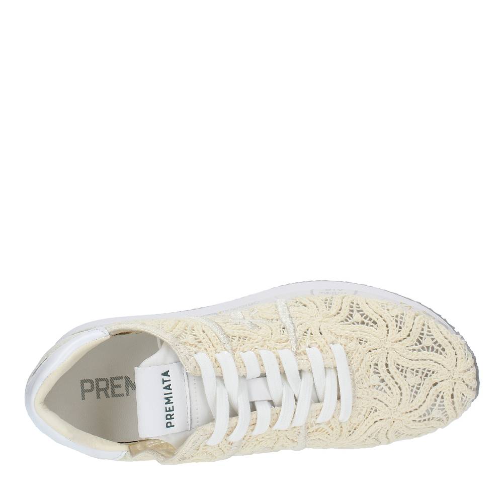 PREMIATA Sneakers In Pelle E Tessuto