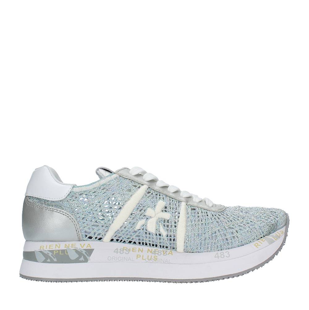 PREMIATA Sneakers In Pelle E Tessuto