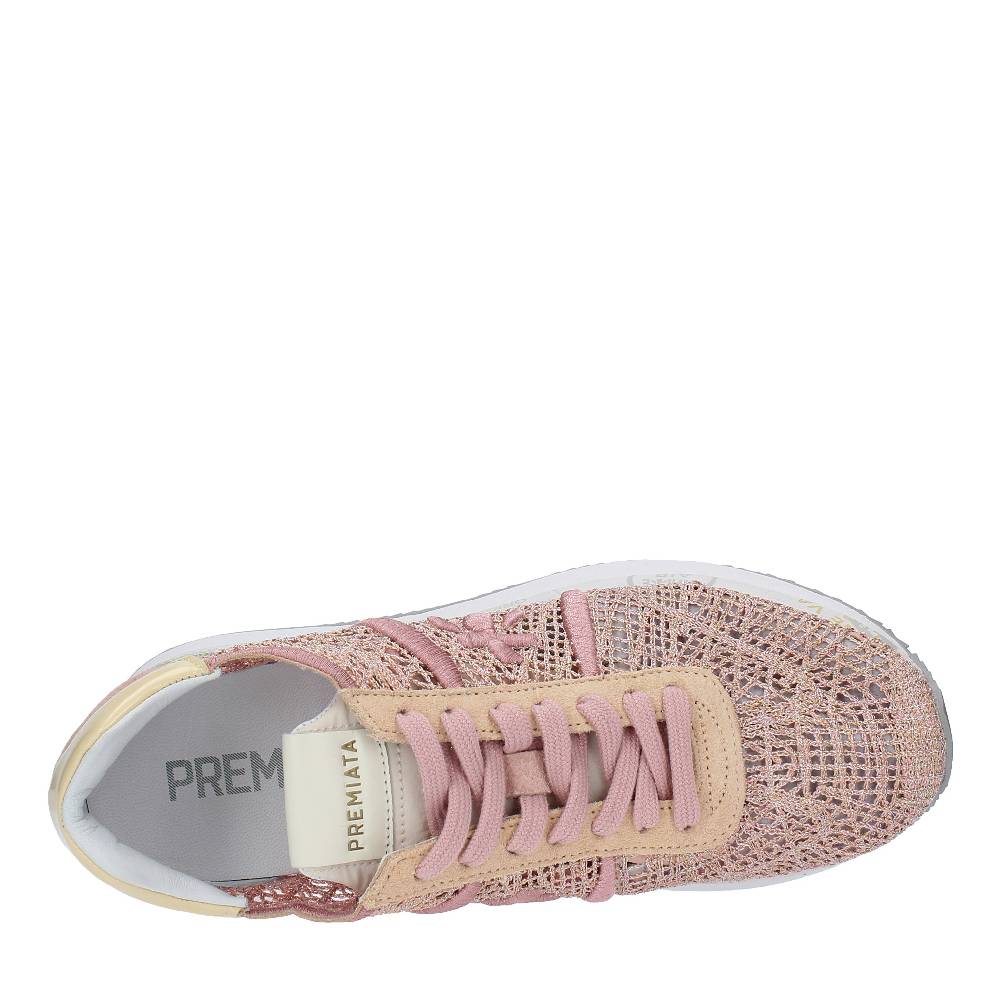 PREMIATA Sneakers In Pelle E Tessuto
