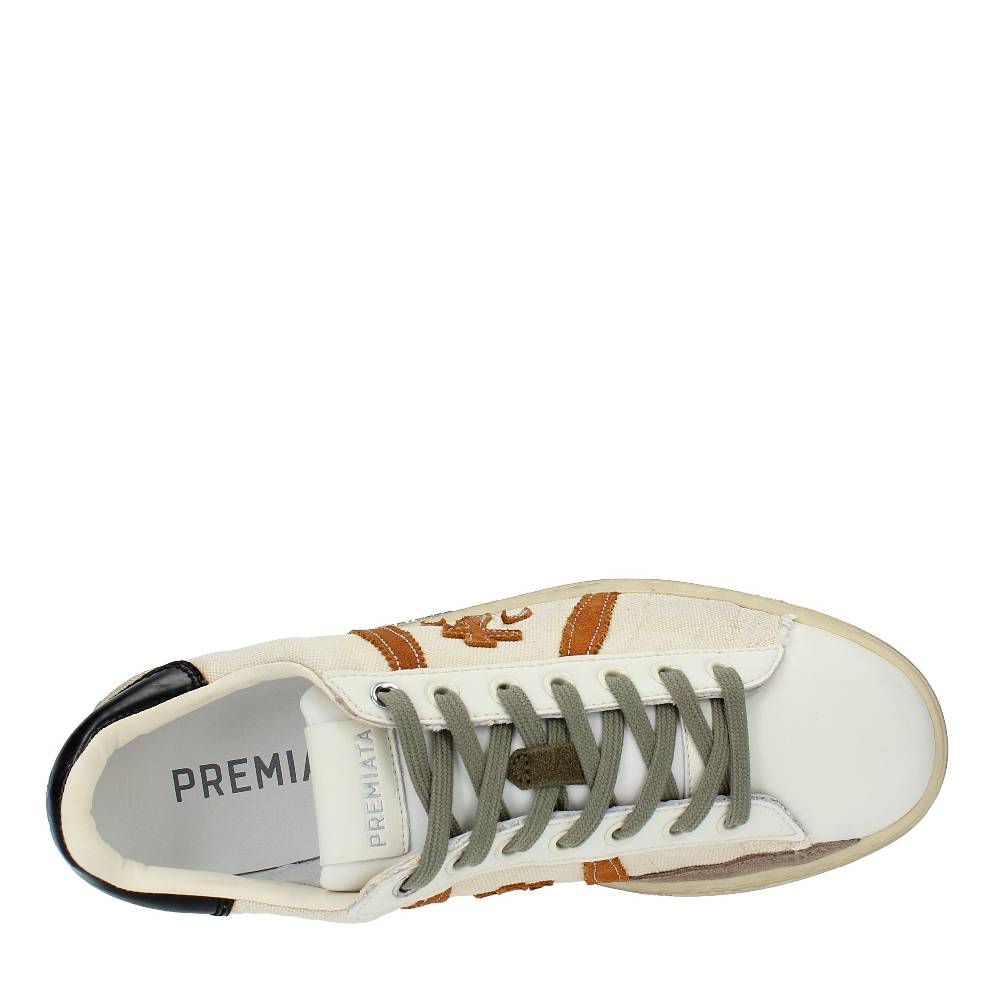 PREMIATA Sneakers In Pelle E Tessuto