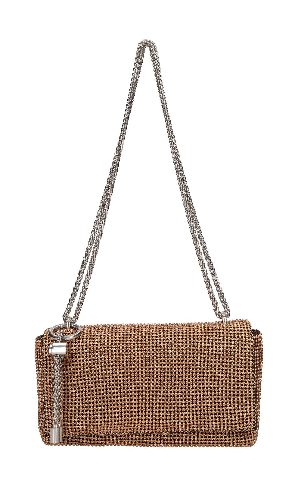 REBELLE Borsa in maglia metallica