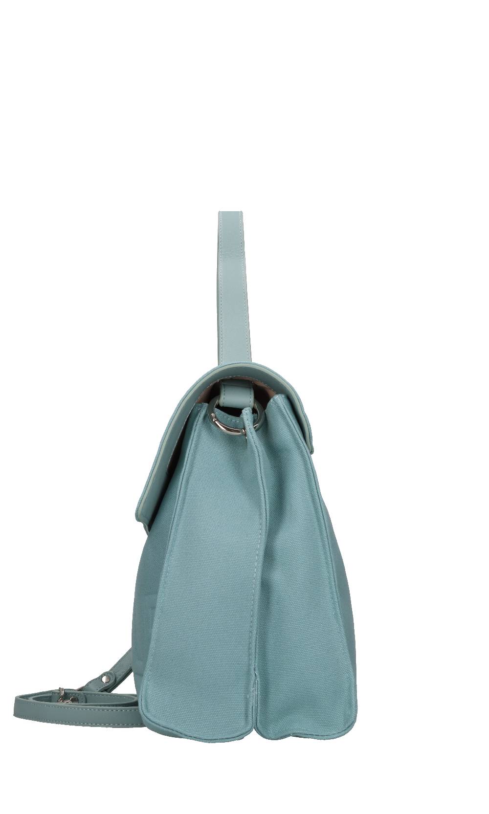 REBELLE Borsa In Pelle E Tessuto