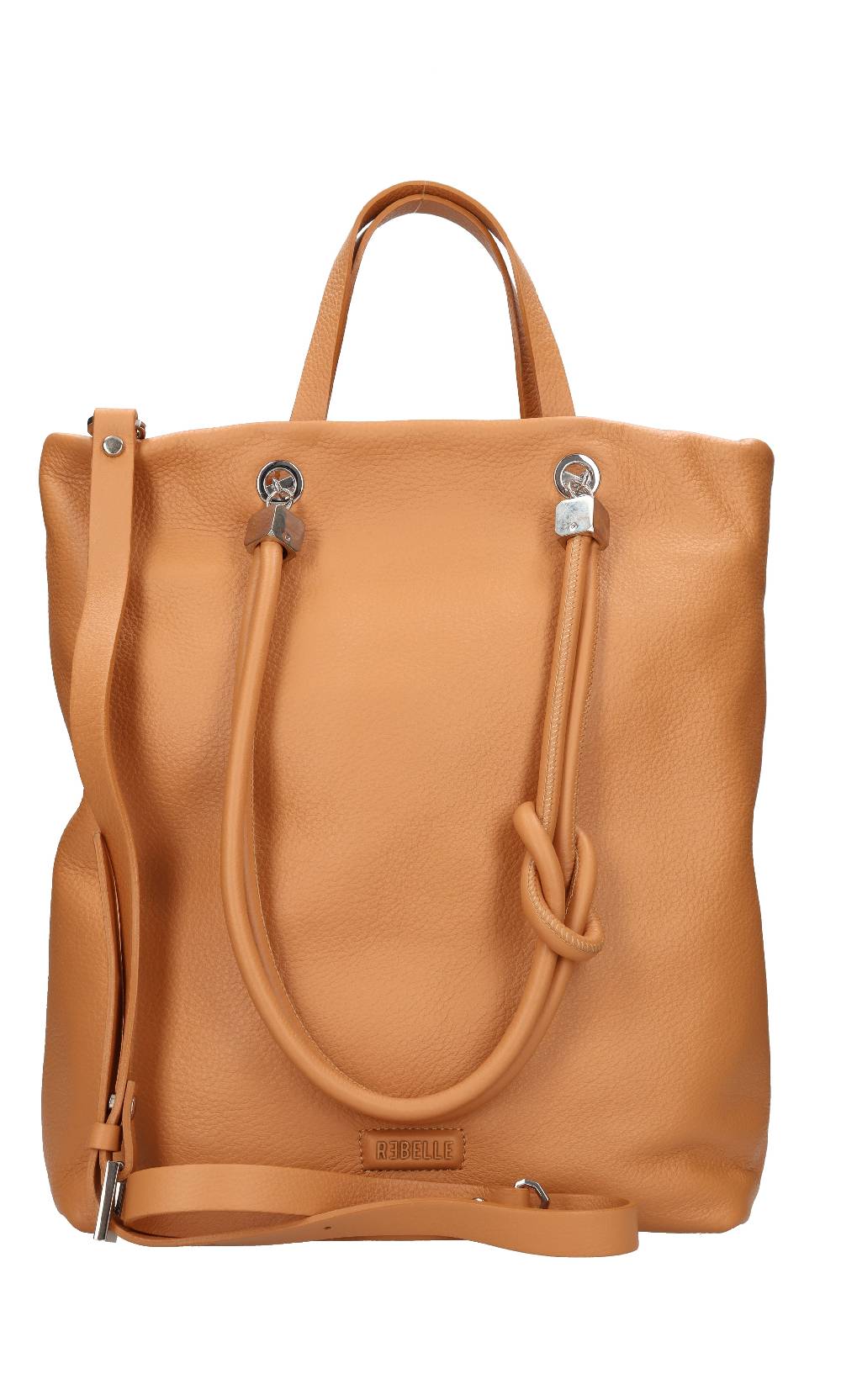 REBELLE Borsa in pelle martellata