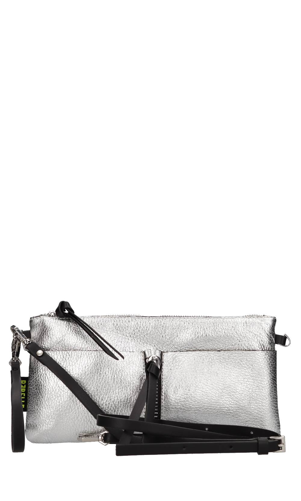 REBELLE Borsa in pelle martellata