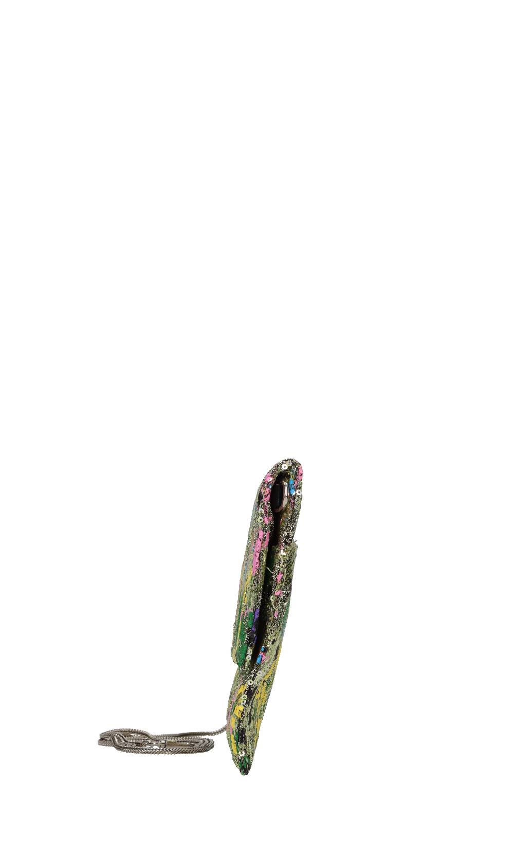 REBELLE Borsa In Tessuto E Pailletes