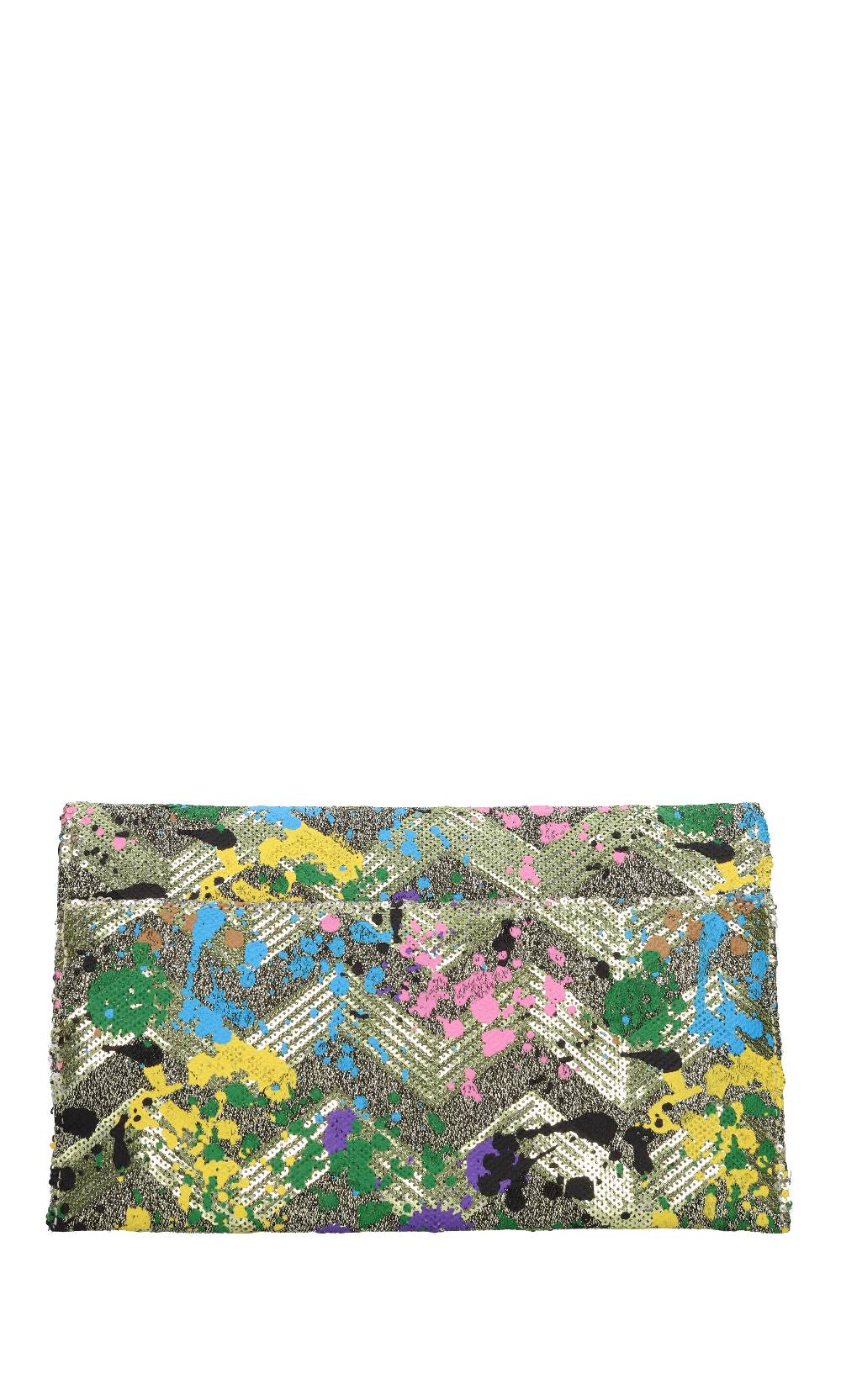 REBELLE Borsa In Tessuto E Pailletes