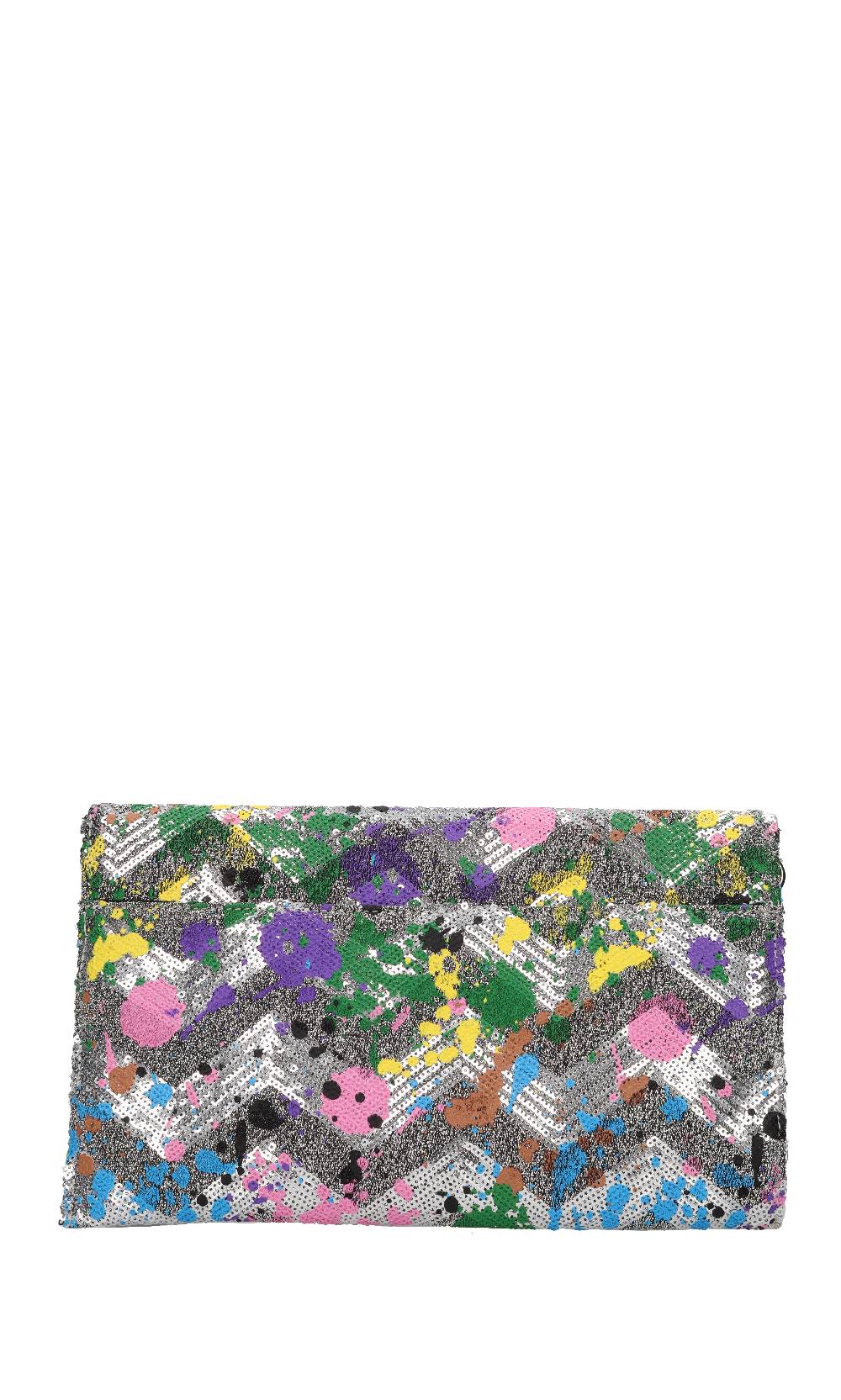 REBELLE Borsa In Tessuto E Pailletes