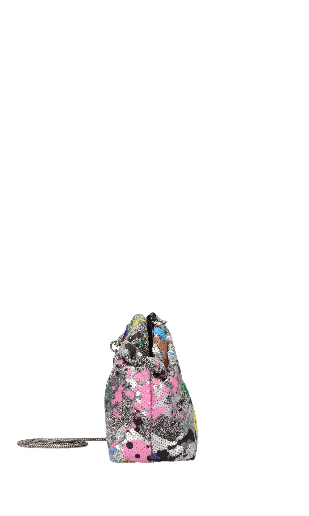 REBELLE Borsa In Tessuto E Paillettes